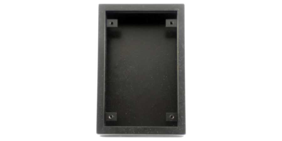 Image of AC 4100-002: Back Box, Standard, Surface, Steel Black